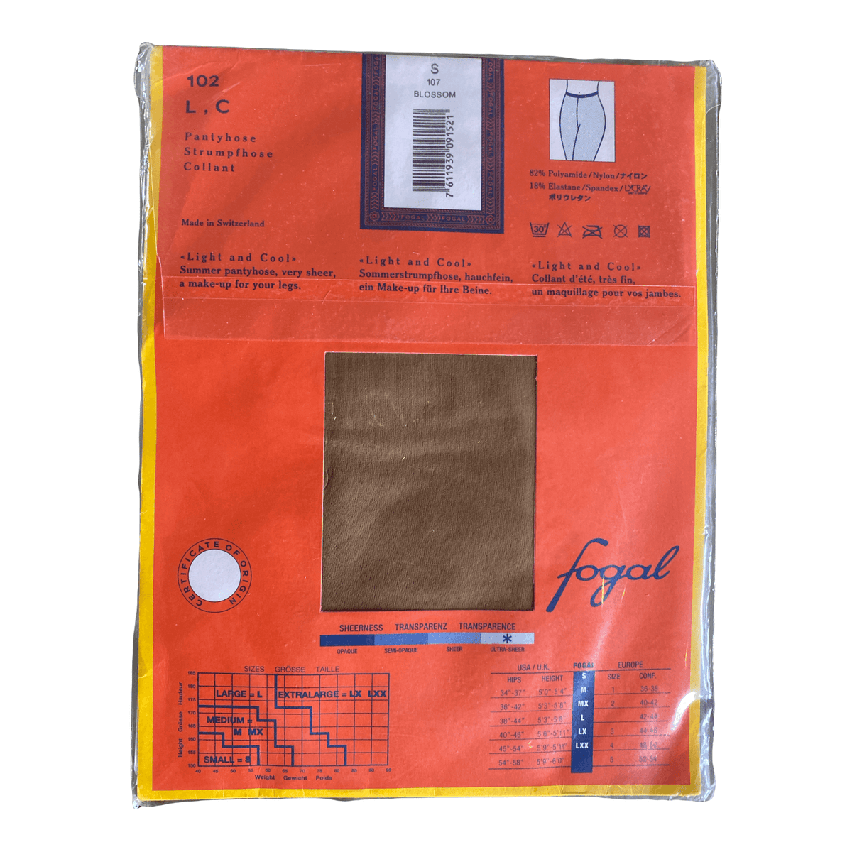 Fogal L,C 102S Blossom - Ava & Iva