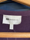 Vanessa Bruno Cotton Purple Capped Sleeve Dress Size 1 UK Size 8/10 - Ava & Iva