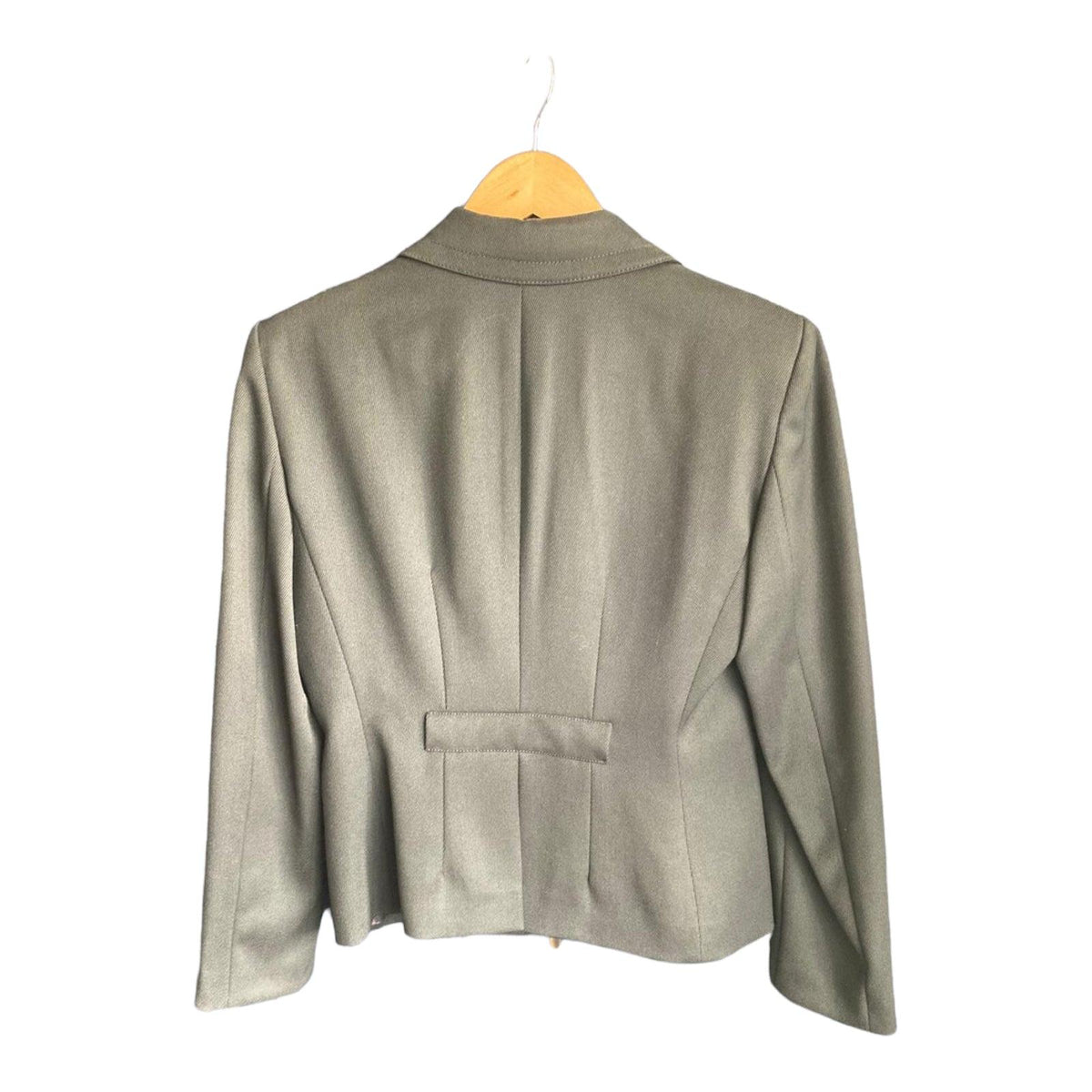 Emporio Armani Wool Black trouser Suit UK Size 12 - Ava & Iva