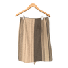 Max Mara Weekend Kilt Wrap Skirt with Buckles Brown Wool UK Size 8 - Ava & Iva