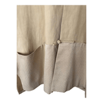 Shanghai Tang Silk & Linen Blend Long Sleeve Jacket Beige Oatmeal UK Size 6 - Ava & Iva