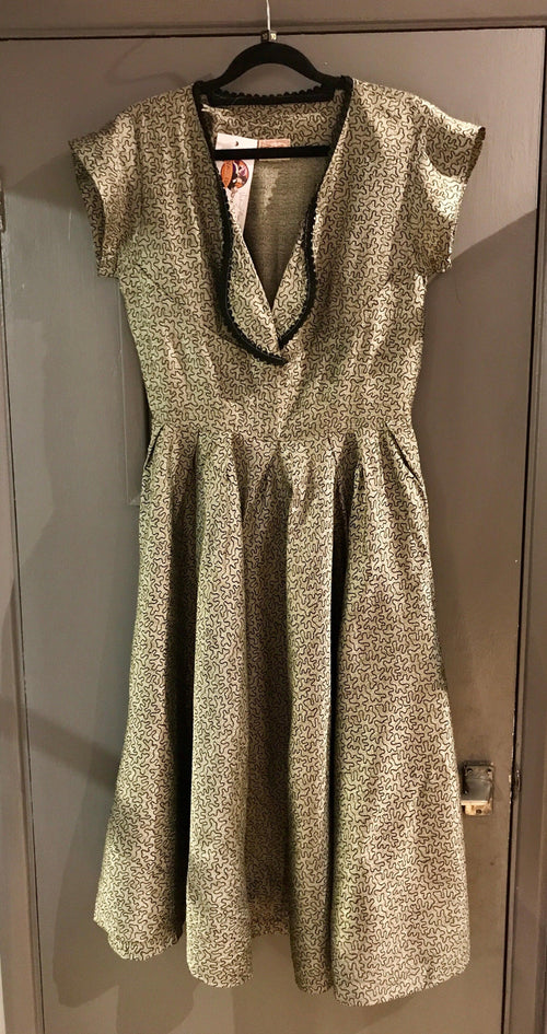 Vintage Beau Time by Melody Rocks grey & black dress - Ava & Iva
