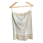 Karen Millen Cotton Mix Cream Skirt Suit UK Size 14 - Ava & Iva