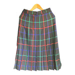 Ara Woollen Black Muti-Coloured Checked Skirt Suit Jacket UK Size 14 Skirt UK Size 12 - Ava & Iva
