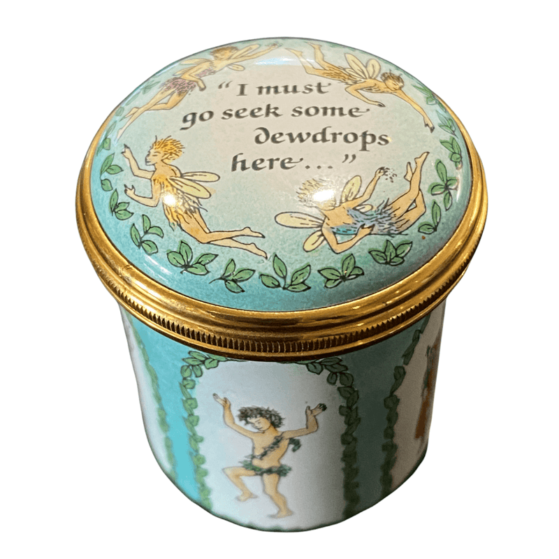 Halcyon Days "Midsummer Nights Dream" Enamel Trinket Box in Original Box - Ava & Iva