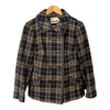 Harella Vintage Short Coat Wool Blue Tartan Pattern UK SIze  12 - Ava & Iva