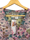 Sportmax 100% Silk Sleeveless Dress Pink Floral with Slip UK Size 10 - Ava & Iva