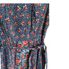 Vintage Cotton Blue And Pink Floral Sleeveless Dress UK Size 10 - Ava & Iva