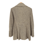 Paul Costelloe Dressage Brown Tweed Wool Jackets Double Breasted UK Size 12 - Ava & Iva