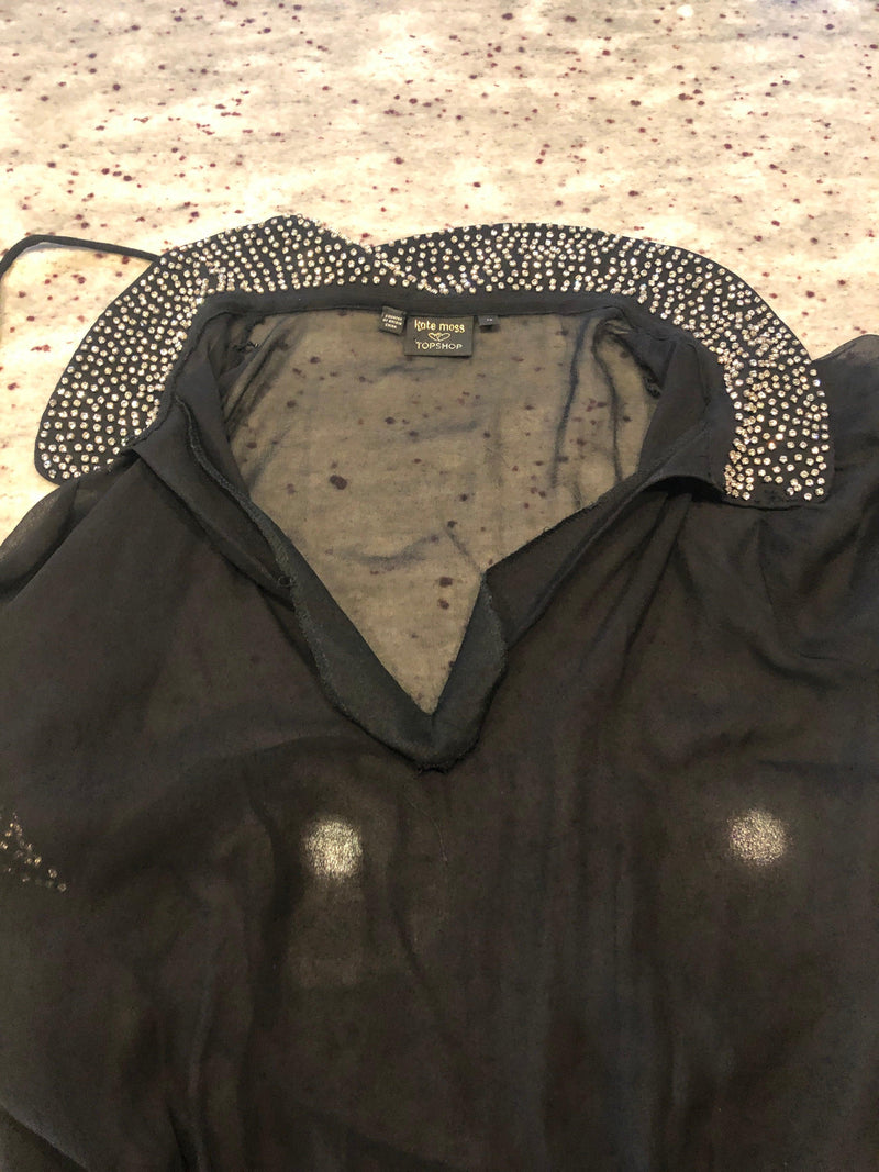 Kate Moss for topshop black and sequin dress - Ava & Iva