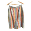 Dino Valiano Multi-Coloured Striped Skirt Suit UK Size 10 - Ava & Iva