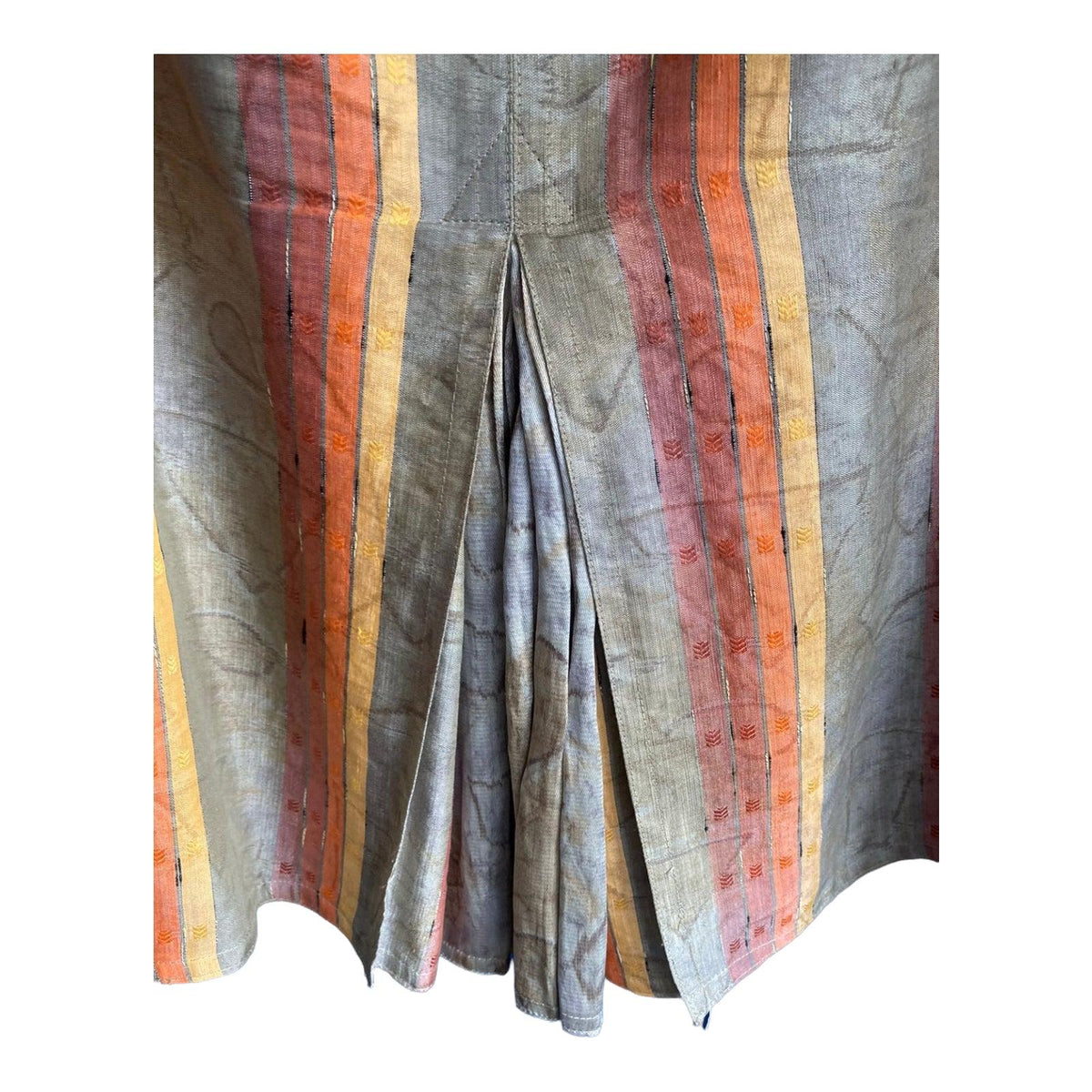 Dino Valiano Multi-Coloured Striped Skirt Suit UK Size 10 - Ava & Iva