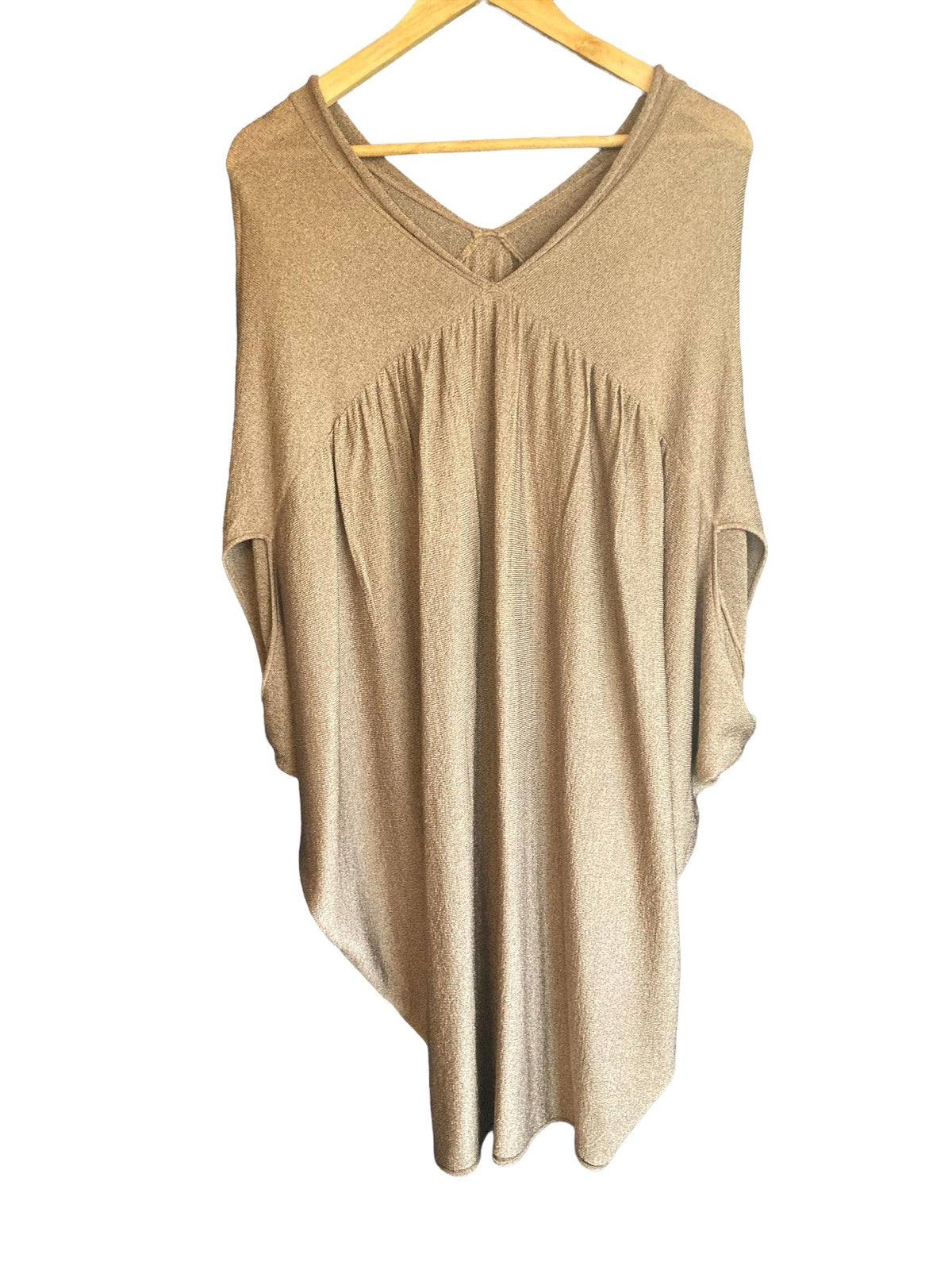 Malene Birger Bronze Batwinged Dress UK Size Small - Ava & Iva