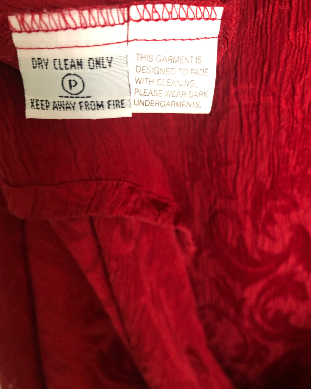 Monsoon 100% Crinkled Silk Short Sleeve Maxi Shift Dress Red UK Size 12 - Ava & Iva