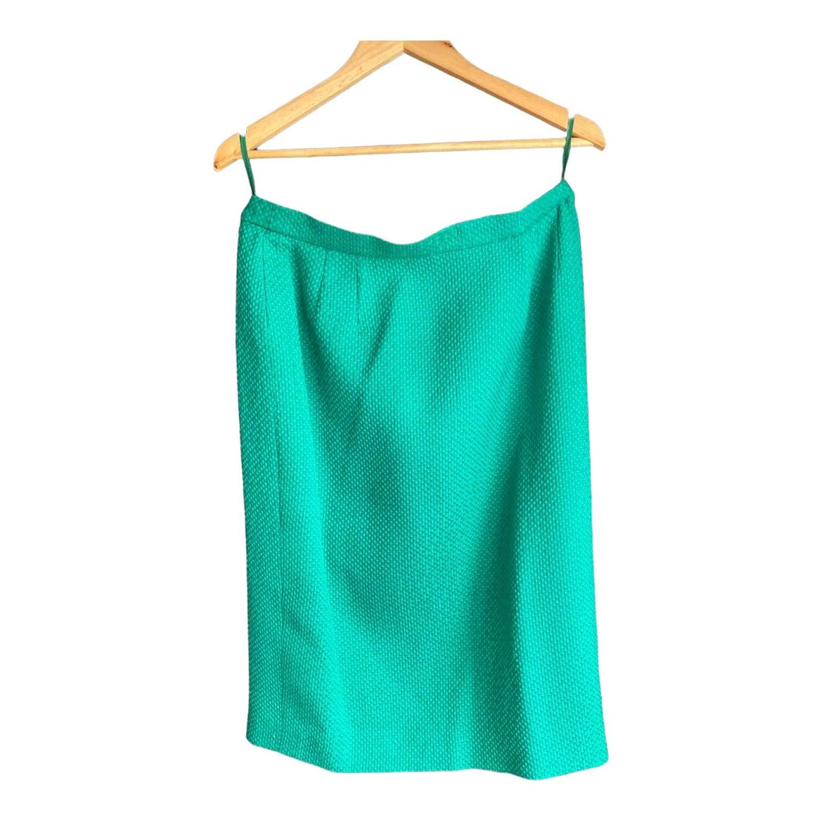 The White House Wool Blend Emerald Green Skirt Suit UK Size 16 - Ava & Iva