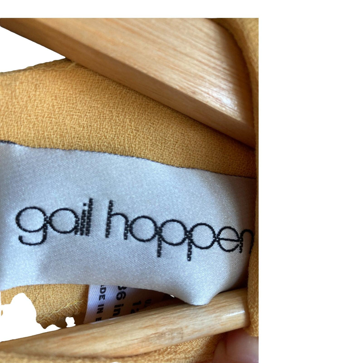 Gail Happen Wool Black And Yellow Long Sleeved Dress Ku Size 12 - Ava & Iva