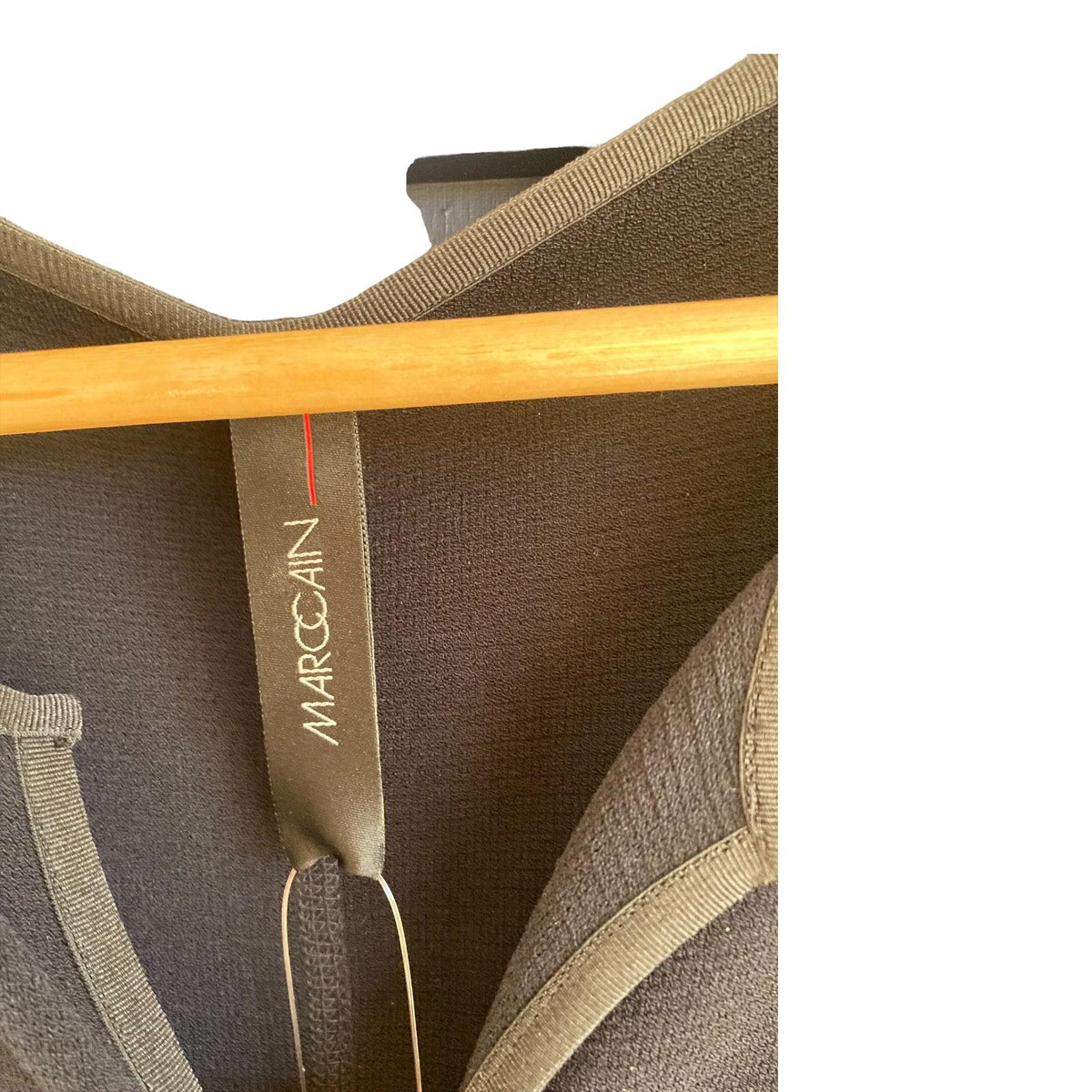 Marccain Black Cap Sleeved Dress UK Size 8 - Ava & Iva