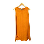 Miss Polly Linen Orange Sleeveless Dress UK Size 14 - Ava & Iva