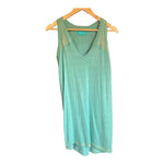 Zadig and Voltaire Cotton Mint Green Sleeveless Dress UK Size Small - Ava & Iva