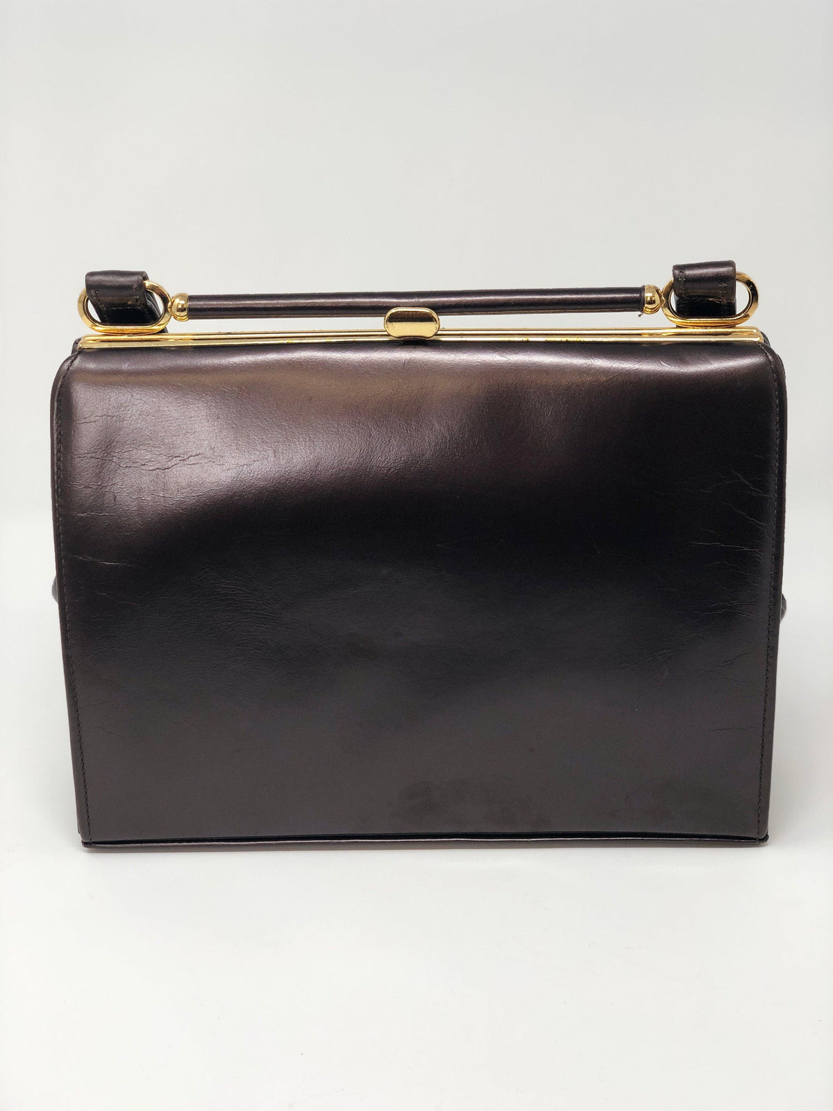 Meadows of Regent Street Vintage Leather Bag Bronze - Ava & Iva