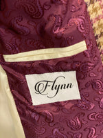 Flynn Eve Jacket Wool Plum & Olive Check UK size 8 (36) RRP £398 BNWT - Ava & Iva