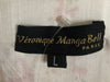 Veronique Manga-Bell of Paris Vintage Silk Chiffon Short Sleeve Maxi Dress Cream Multi  Floral Print UK Size 10-12 - Ava & Iva