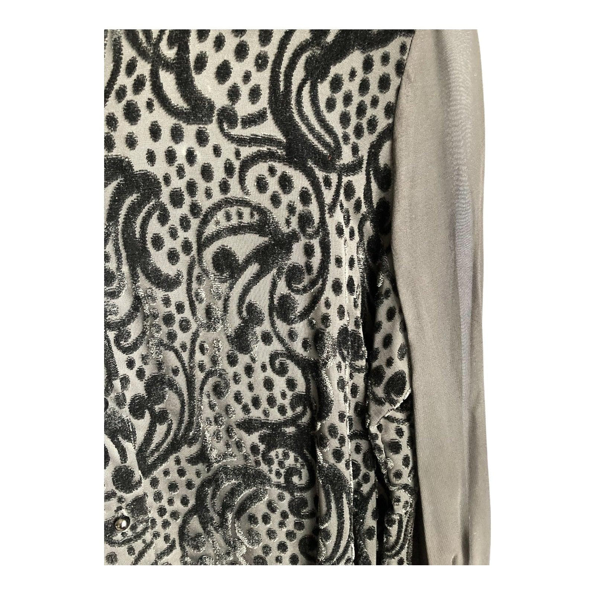 Elsie Whiteley Black Long Sleeved Blouse UK Size 12 - Ava & Iva