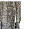 Liberty Wool Grey Paisley Long Sleeve Dress UK Size 14 - Ava & Iva