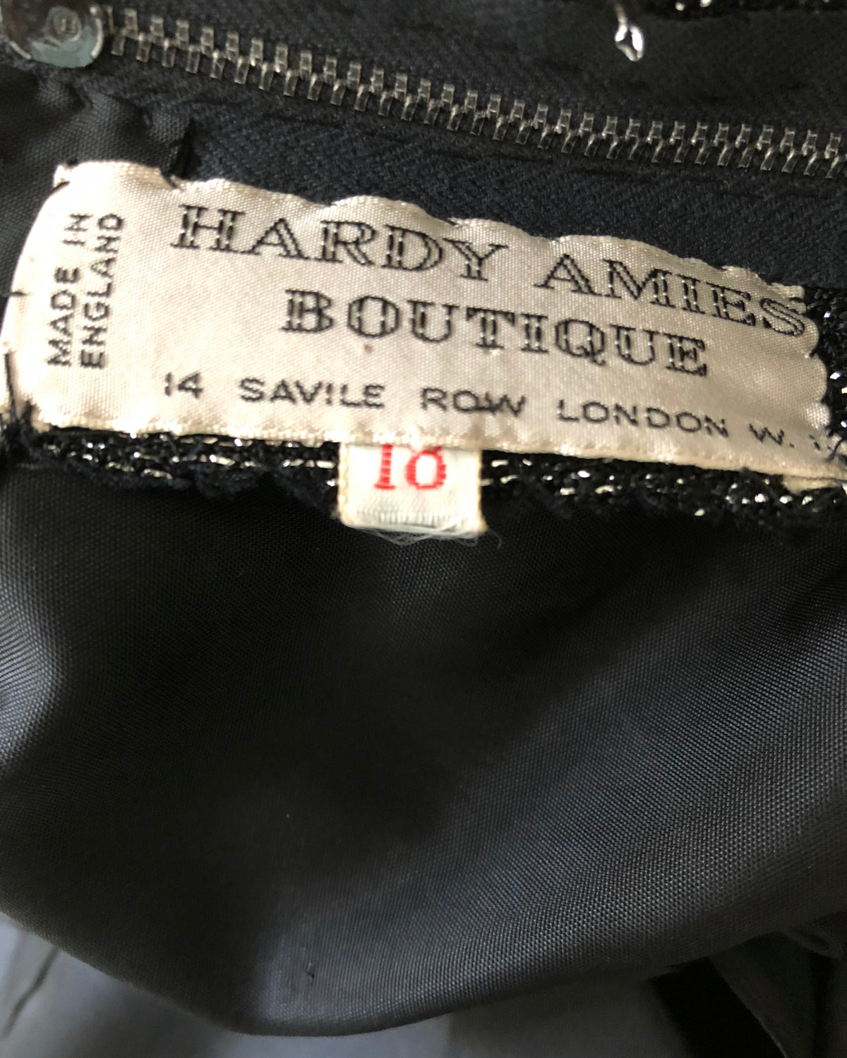 Hardy Amies Boutique London Vintage Lurex Sleeveless Maxi Dress Evening Gown Silver L UK Size 12-14 - Ava & Iva