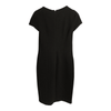Armani Collezioni Stretch Wool Crepe Short Sleeve T-Shirt Dress Black UK Size 10 - Ava & Iva