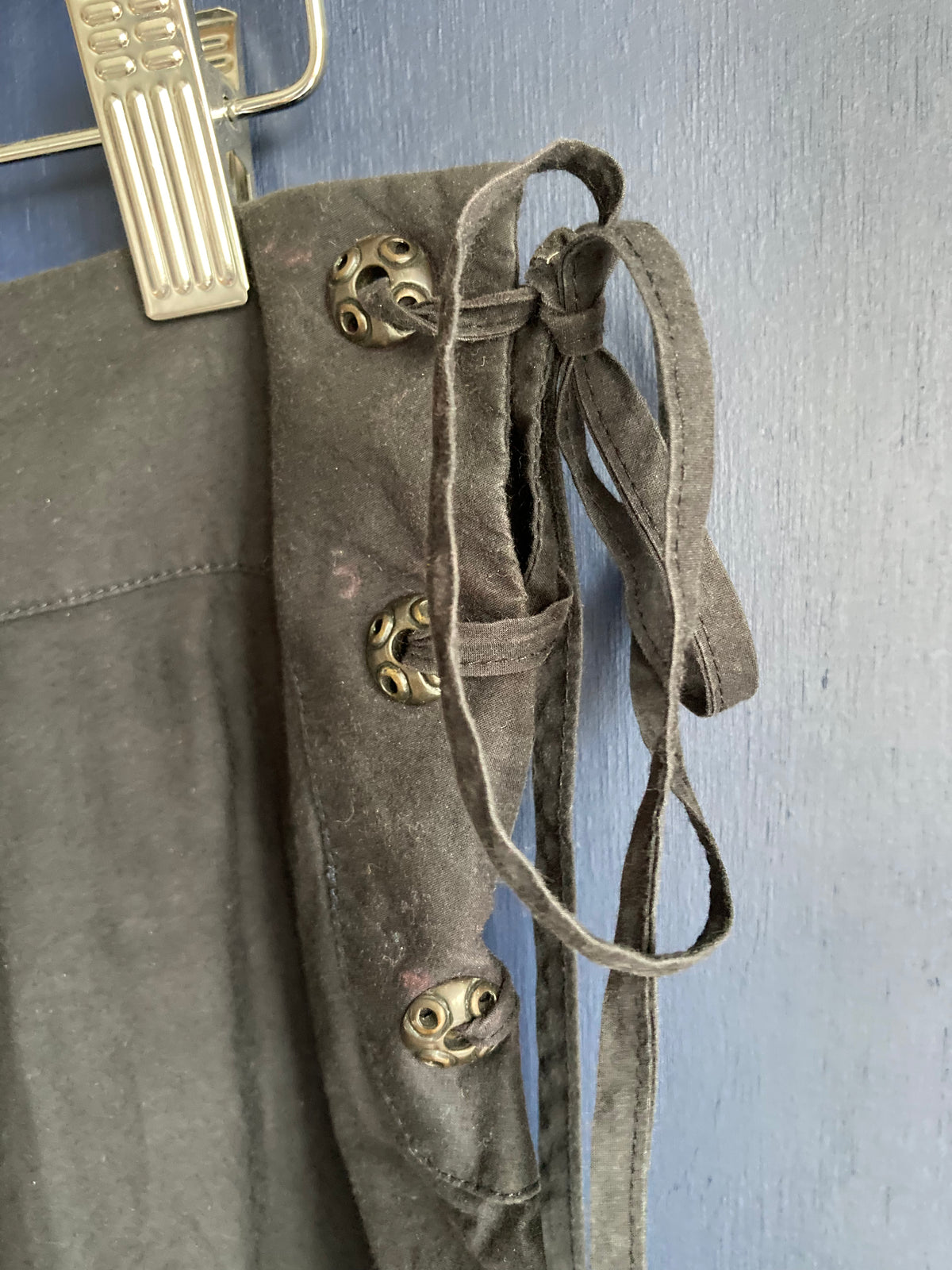 Marni Cotton Black A Line Skirt UK Size 10 - Ava & Iva