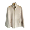 Ellsworth & Ivy Wool Blend Cream Cape UK Size Small - Ava & Iva