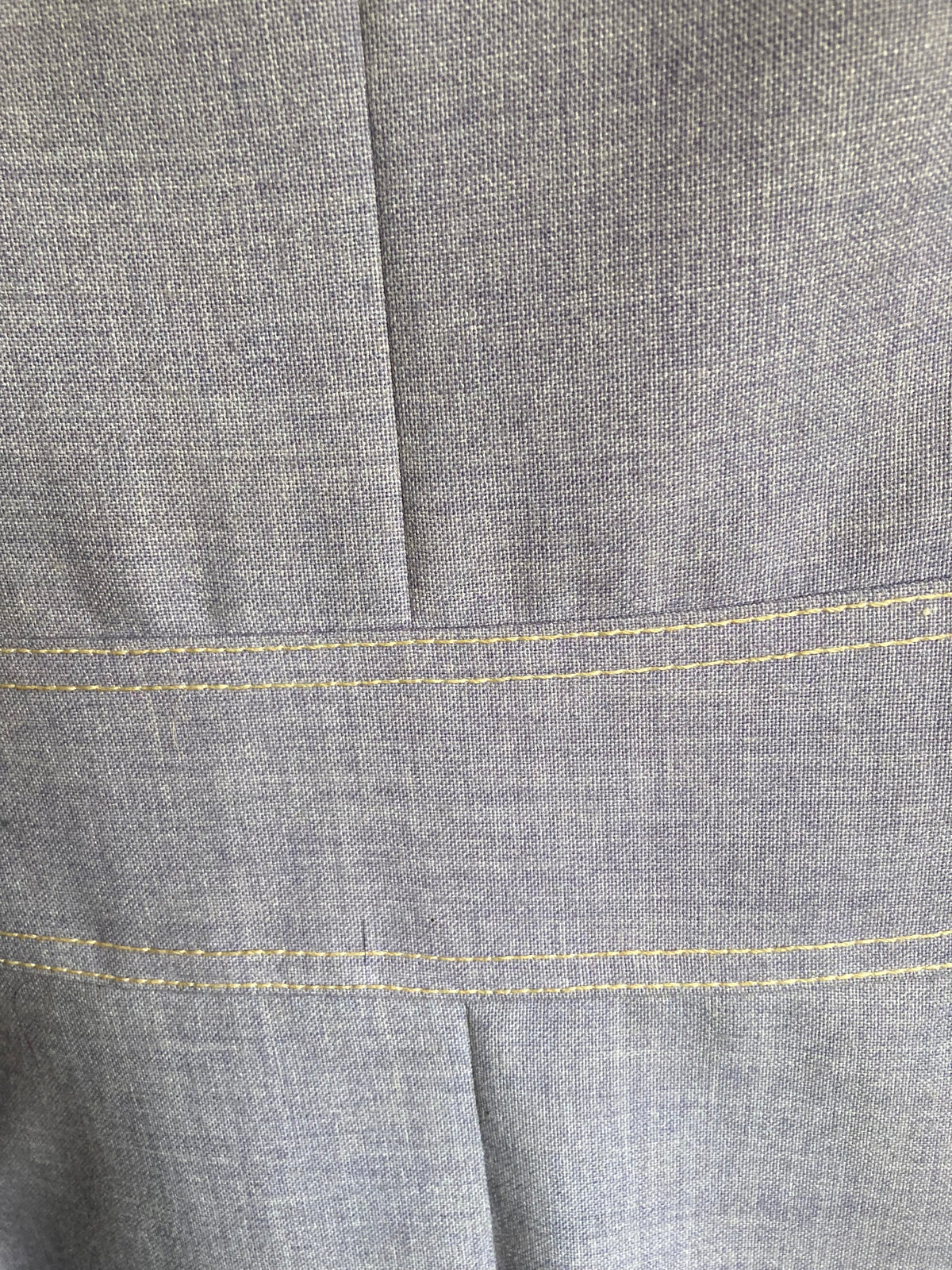 Vintage Pale Blue Long Sleeved Coat UK Size 12 - Ava & Iva