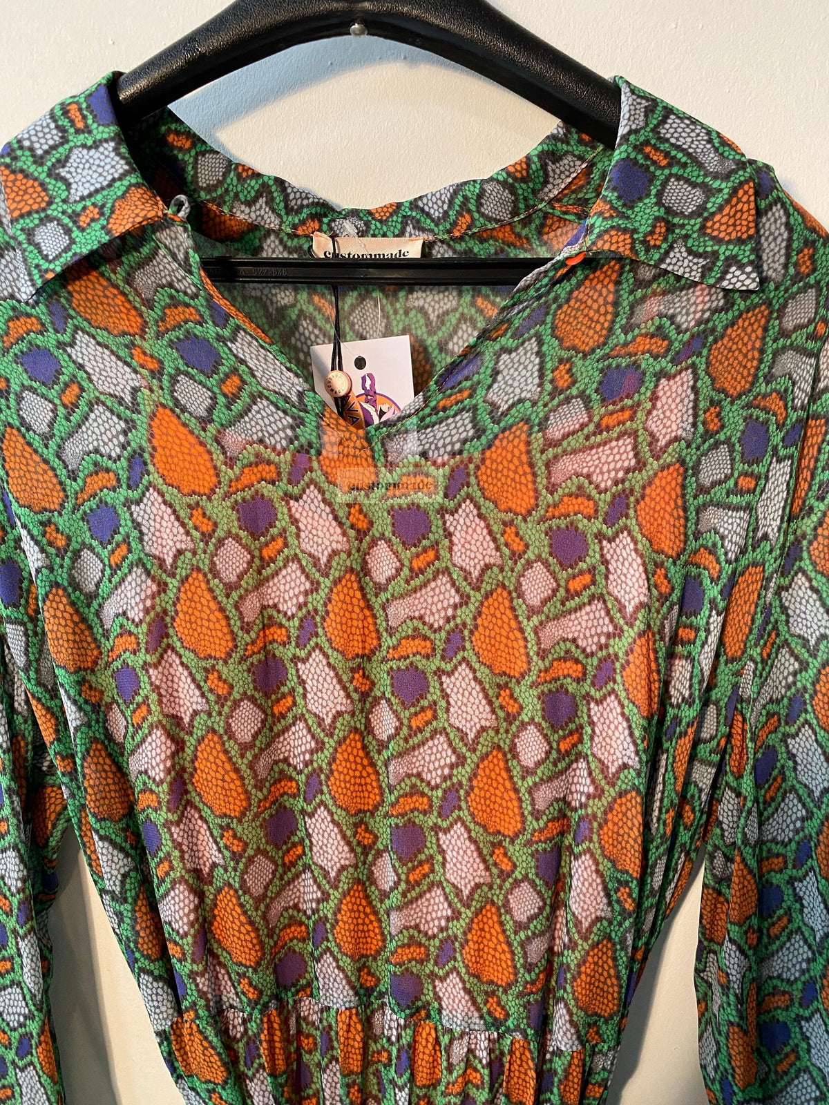 Custommade "Ellinor" Snakeskin Print Dress UK 34/ UK6/8 BNWT RRP £200 - Ava & Iva