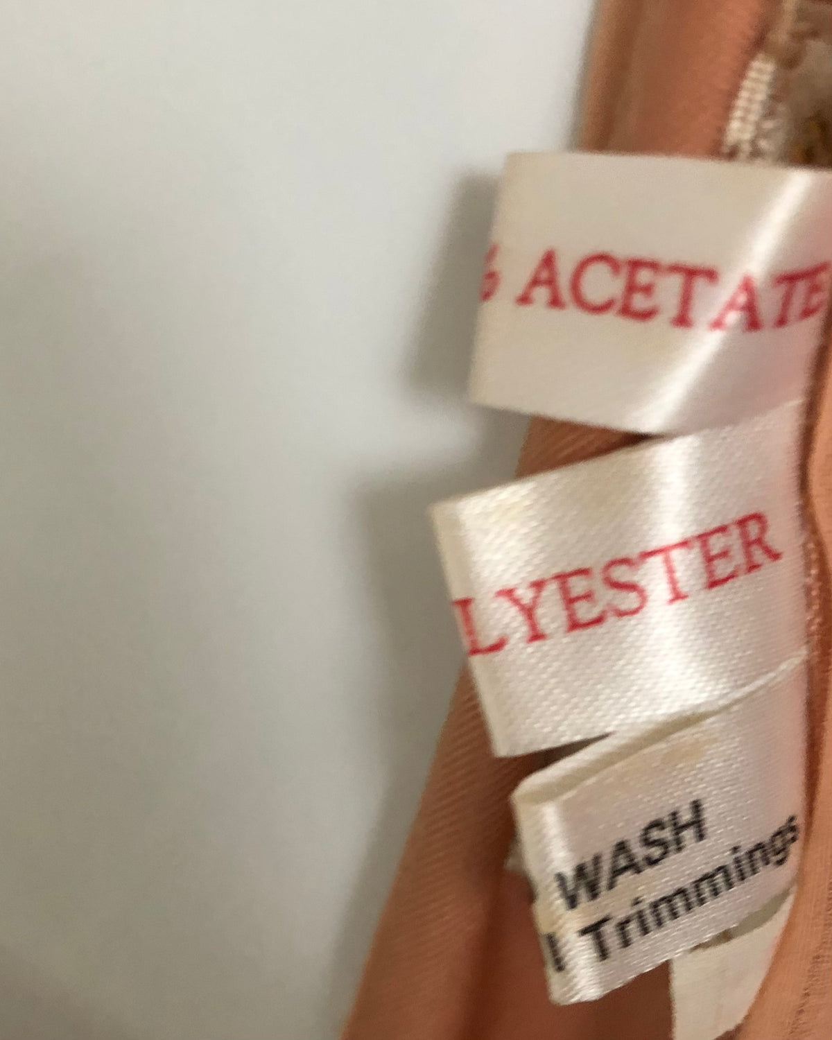 California Vintage Sleeveless Maxi Bow Dress Evening Gown Peach UK Size 10 - Ava & Iva