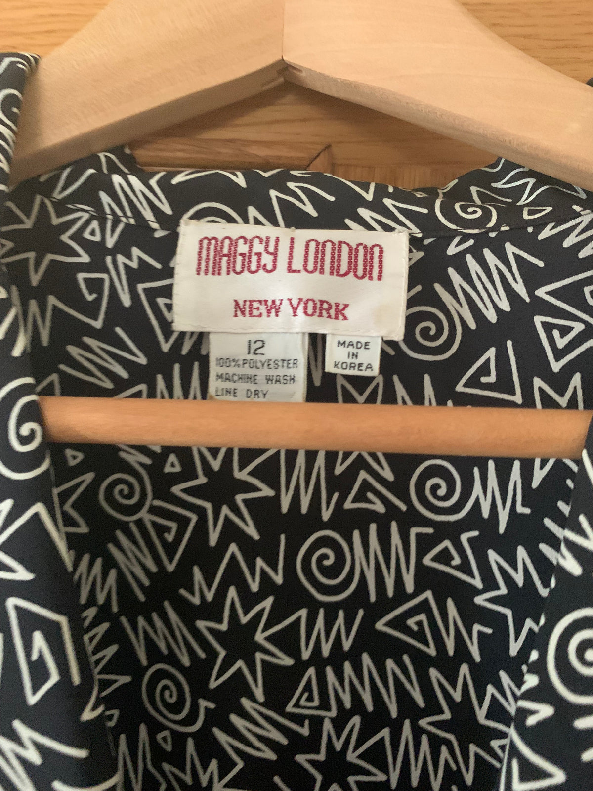 Maggy London Short Sleeve Dress Black UK 12 - Ava & Iva