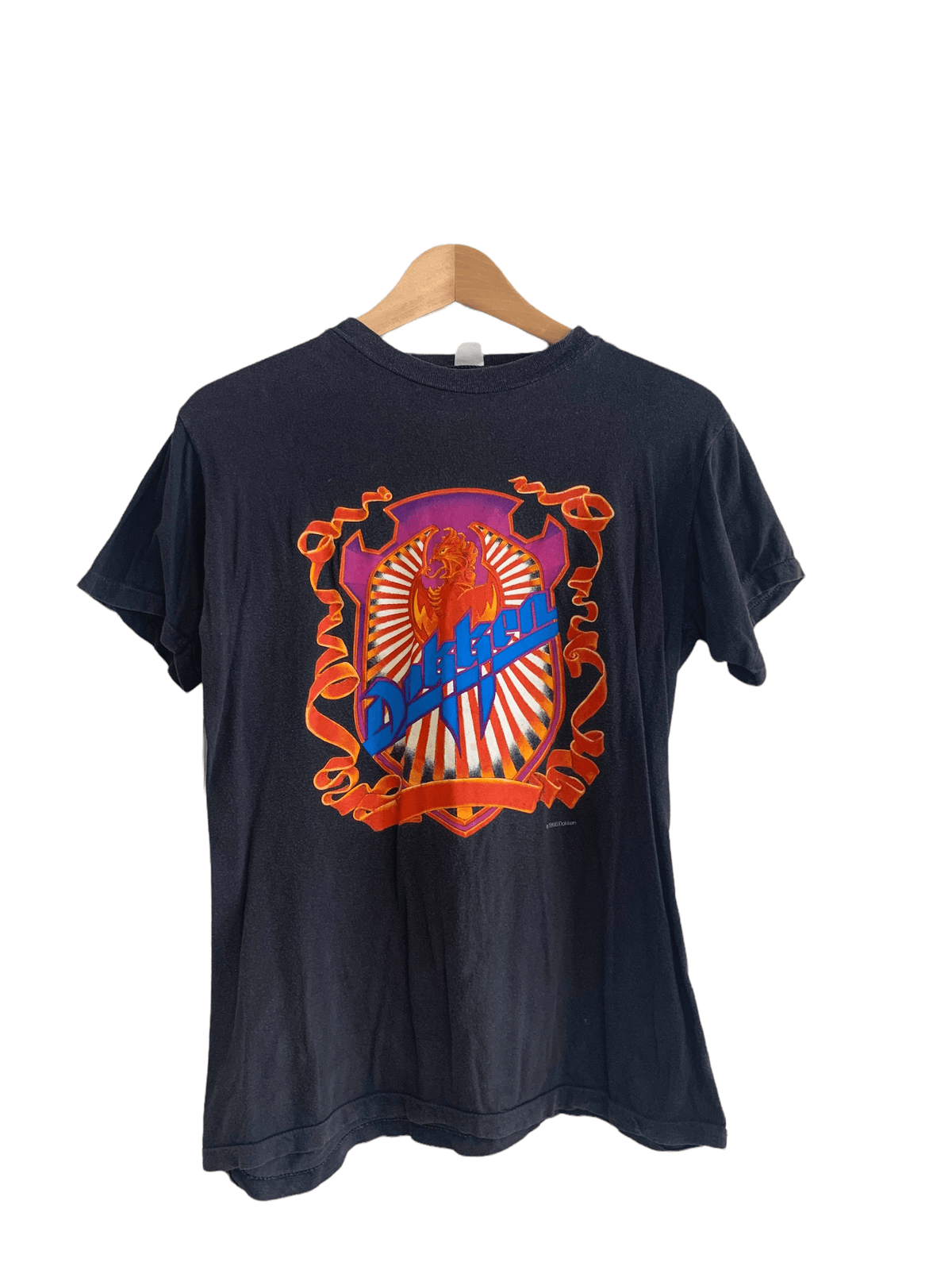 Dokken 1988 Tour Short Sleeve T-Shirt Black Size Medium - Ava & Iva