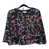East Cotton Blue Embroidered Cropped Jacket with Tag RRP £279.00 UK Size 12 - Ava & Iva