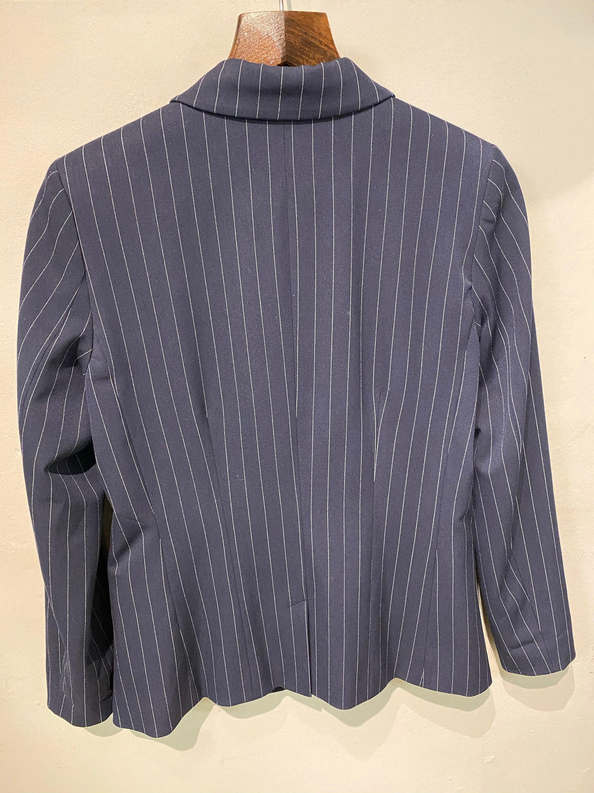 Rosemunde "Vigga" Pinstripe Jacket Navy Uk Size 10 BNWT RRP £164 - Ava & Iva
